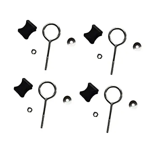 Produktbild: CORHAD Trampolinteile – 4er-Set Kreisschrauben Trampolin- -Set Kindersichere Trampolinschrauben