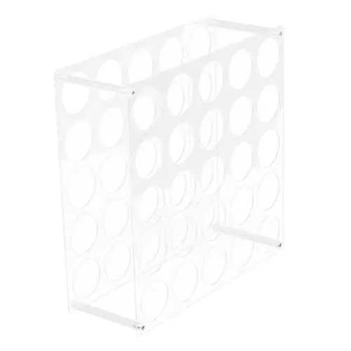 Produktbild: CORHAD Bastelpapierständer Rollenaufbewahrung Display Acryl Stabiler Ständer Leicht Mehrraum-Tischplatte Verpackung Für Papier Vinyl Bastel-Organizer Rack Löcher Fächer Mit Halter