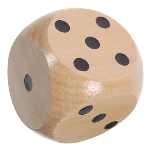 Produktbild: CORHAD Große Würfel Holzspiel Requisite Spielwürfel Spiel Requisiten Würfelspiel Spielzeugwürfel Spielzeug Unterhaltungswürfel Würfel Für Spiel Holzwürfel Spielzeug