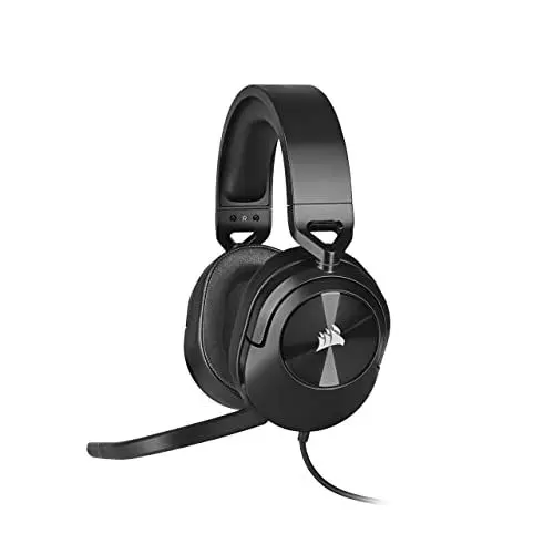 Produktbild: CORSAIR HS55 SURROUND Leichtes Kabelgebundenes Multiplattform-Gaming-Headset - Dolby 7.1 Surround Sound - iCUE-Kompatibel - PC, Mac, PS5, PS4, Xbox, Nintendo Switch, Mobile - Carbon