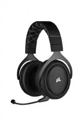 Produktbild: CORSAIR HS70 PRO WIRELESS Gaming Headset - 7.1 Surround Sound - Abnehmbares Unidirektionales Mikrofon - Bis zu 40ft Reichweite - iCUE-Kompatibel - PC, Mac, PS5, PS4 - Carbon