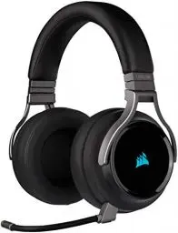 Produktbild: CORSAIR VIRTUOSO RGB WIRELESS High-Fidelity Gaming Headset - 7.1 Surround Sound - Abnehmbares Omnidirektionales Mikrofon - iCUE-Kompatibel - PC, Mac, PS5, PS4, Nintendo Switch, Mobile - Carbon