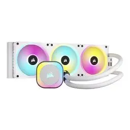 Produktbild: Corsair iCUE LINK H150i RGB Flüssig-CPU-Kühler - 360mm AIO - QX120 RGB-Lüfter - Passend Für Intel® LGA 1700, AMD® AM5 - iCUE LINK System Hub Enthalten - Weiß
