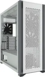 Produktbild: Corsair 7000D AIRFLOW Full-Tower-ATX-PC-Gehäuse (Frontverkleidung für Hohen Luftdurchsatz, Drei Inbegriffene 140-mm-LÜFTER mit PWM-Repeater, Einfache Kabelführung, Großen Innenraum) Weiß
