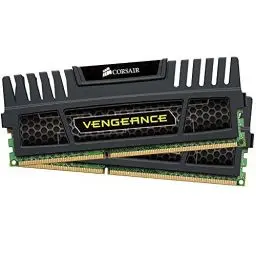 Produktbild: Corsair CMZ8GX3M2A1600C9 Vengeance 8GB Arbeitsspeicher ((2x 4GB) DDR3 1600 Mhz CL9) schwarz