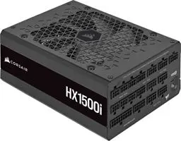 Produktbild: Corsair HX1500i Vollmodulares, Extrem Geräuscharmes ATX-Netzteil - ATX 3.0- Und PCIe 5.0-kompatibel - CORSAIR iCUE Software-Kompatibel - 80 Plus Platinum-Effizienz - Schwarz