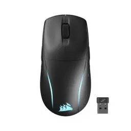 Produktbild: Corsair M75 Wireless RGB Leichte FPS Gaming-Maus – 26.000 DPI – Austauschbare Seitentasten – iCUE-Kompatibel – PC – Schwarz