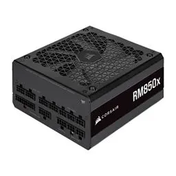 Produktbild: Corsair RM850x 80 PLUS Gold Vollmodulares 850 Watt ATX-Netzteil (135-mm-Lüfter mit Magnetschwebelager, Umfassende Kompatibilität, Japanische Kondensatoren, Extrem Schnelles Aufwachen) EU - Schwarz