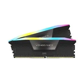 Produktbild: Corsair VENGEANCE RGB DDR5 RAM 32GB (2x16GB) 7000MHz CL34 Intel XMP iCUE Kompatibel Computer Speicher - Schwarz (CMH32GX5M2X7000C34)