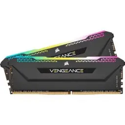Produktbild: Corsair Vengeance CMH32GX4M2D3600C18 RGB Pro SL Arbeitsspeicher (32 GB (2 x 16 GB), DDR4 3600 (PC4-28800) C18, 1,35 V) Schwarz