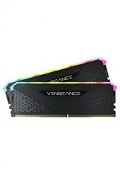 Produktbild: Corsair Vengeance RGB RS 16 GB (2 x 8 GB), DDR4 3200 MHz C16 Desktop-Speicher (dynamische RGB-Beleuchtung, enge Reaktionszeiten, kompatibel mit Intel & AMD 300/400/500 Serien), Schwarz