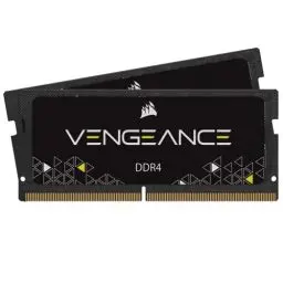Produktbild: Corsair Performance SODIMM Memory 64GB (2x32GB) DDR4 3200MHz CL22 Unbuffered for AMD Ryzen 4000 Series notebooks, CMSX64GX4M2A3200C22, schwarz
