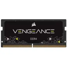 Produktbild: Corsair Vengeance SODIMM 8GB (1x8GB) DDR4 2666MHz CL18 Speicher für Laptop/Notebooks (Unterstützung für Intel Core i5 und i7 Prozessoren der 6. Generation) schwarz