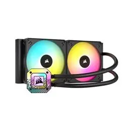 Produktbild: Corsair iCUE H115i Elite CAPELLIX XT Flüssig-CPU-Kühler - Zwei AF140 RGB Elite-Lüfter - 280-mm-Radiator - Intel LGA 1700, 1200, 115X, 2066, AMD AM5, AM4 - Inklusive iCUE Commander CORE - Schwarz