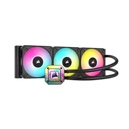 Produktbild: Corsair iCUE H150i ELITE CAPELLIX XT Liquid CPU Cooler - Drei AF120 RGB Lüfter - 360mm Radiator - Intel LGA 1700, 1200, 115X, 2066, AMD AM5, AM4 - Inklusive iCUE COMMANDER CORE - Schwarz,Desktop