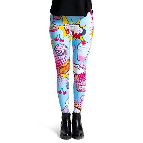 Produktbild: cosey - Festival-Party-Line Leggings (Einheitsgröße) - (Popart)