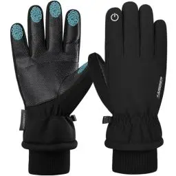 Produktbild: coskefy Winterhandschuhe, Thinsulate Warme Touchscreen Handschuhe Herren Damen, wasserdichte Skihandschuhe, Winddicht Fahrradhandschuhe für Skifahren, Wandern, Outdoor