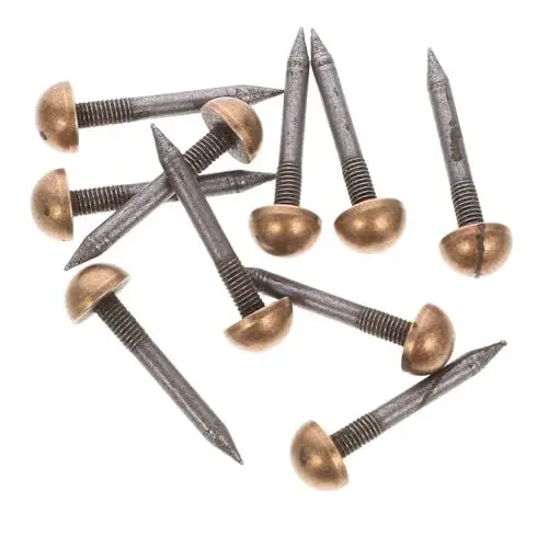 Produktbild: COSMEVIVI Messing-Ziernägel für Polster 10 Stück Sofa-Nägel Polsternägel aus Metall einfach zu installieren für Möbeldekor