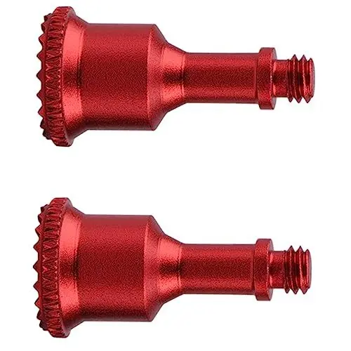 Produktbild: COSMEVIVI Schützen Sie Ihre 2 Joysticks Rote Daumenwippenabdeckung Aus Aluminiumlegierung Robustes Material