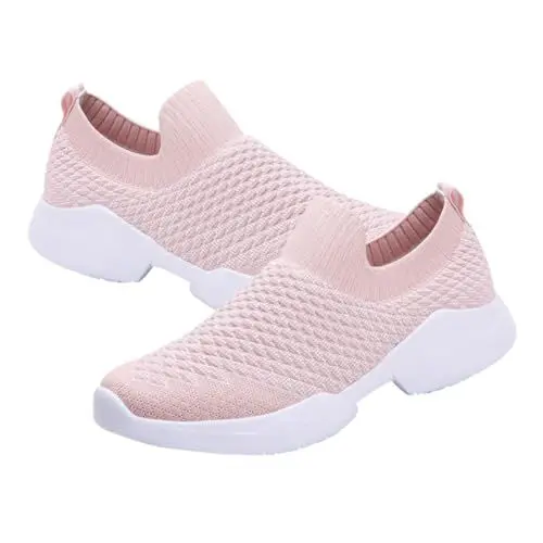 Produktbild: COSMEVIVI 1 Paar Flache Mom-Schuhe lässiger Mesh-Sneaker einstufiger -Outdoor-bequemer Lauf-Fitnessschuh