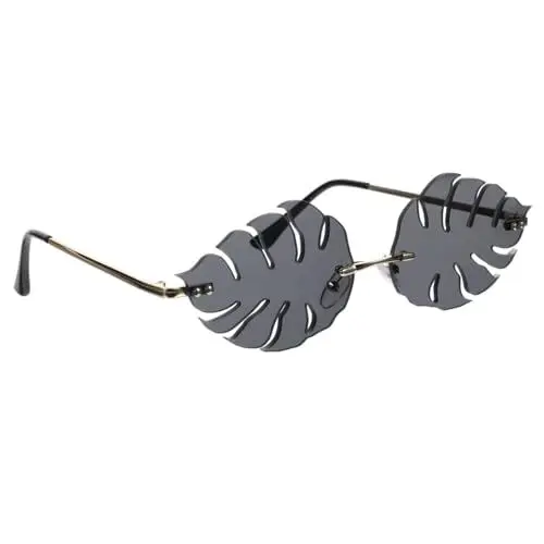 Produktbild: COSMEVIVI Männer Trendy Es Maskerade Party Foto Requisiten Blatt Rahmenlose Brille für Dekoration
