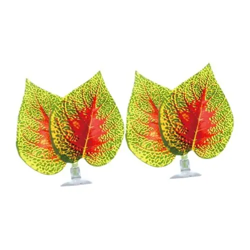 Produktbild: COSMEVIVI Fisch Blatt Pad Tassen Blatt Hängematte für Aquarium Aquarium Dekoration Set