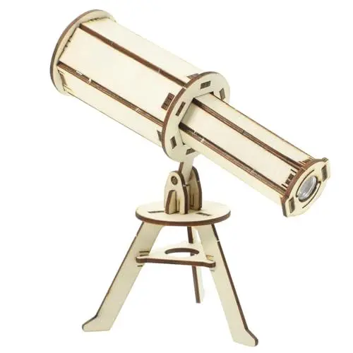 Produktbild: COSMEVIVI 2 Sets DIY Teleskop Wissenschaftliches Lernset Wissenschaftliches Experimentierset Kinder Erkunden Spielzeug Astronomisches Teleskop Puzzle Kreatives Lernspielzeug Lustiges
