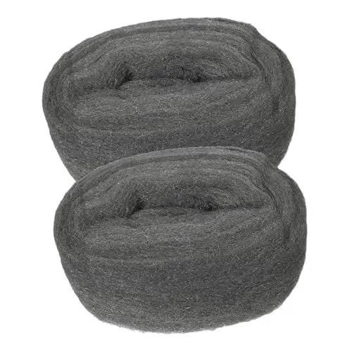 Produktbild: COSMEVIVI Stahlwolle-pads Zum Reinigen – 2er-pack Drahtgeflecht-rolle Wiederverwendbar Für Holz Glas Metall