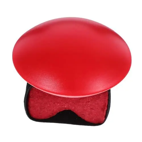 Produktbild: COSMEVIVI Fingersandei Finger-sandstreuer Sandhammer Musik-fingerring Fingerschussring Sand-shaker-instrument Sandglockenschuss Rhythmus-shaker Für Musikinstrumente Ukulele Rot Plastik