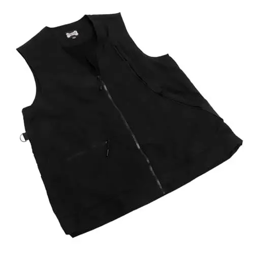 Produktbild: COSMEVIVI Trainingsweste Für Haustiere Trageschlaufe Für Kleine Hunde Hunde-Outfit Nein Weste Für Haustierbesitzer Hunde-leckerli Käfig Jacken Hundeführer Eigentümer Polyester (Windjacke)