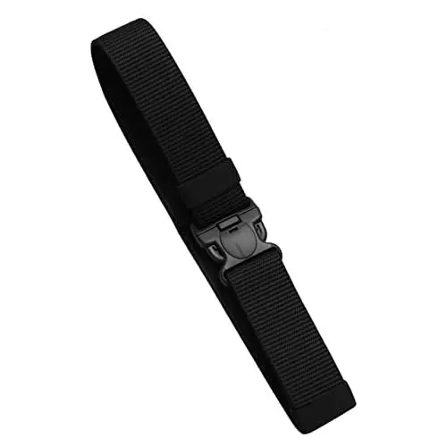 Produktbild: COSMEVIVI Verstellbarer Unisex Taktischer Militärgürtel Mit Schnellverschluss Outdoor Utility Gurt Schwarz 100 x 55 x 03 Cm