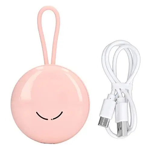 Produktbild: COSMICROWAVE Mini-Zahnbürsten-Sterilisator-Reinigungskoffer, intelligente USB-Aufladung, hängende Zahnbürste, UV-Reinigungsbox, für alle Zahnbürsten für den Haushalt, auf Reisen oder auf (Rosa)