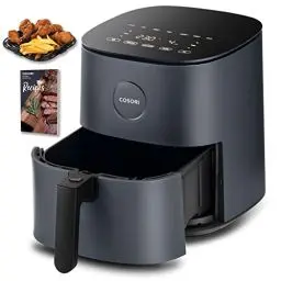 Produktbild: COSORI Heißluftfritteuse XXL 4,7 L, Energieeinsparung 9-in-1 Airfryer, Max 230℃, kompakte Heissluftfriteuse mit Rezeptbuch auf Deutsch, Ohne ÖL mit Digitalem Display, Leise, 4 Portionen, 1500W