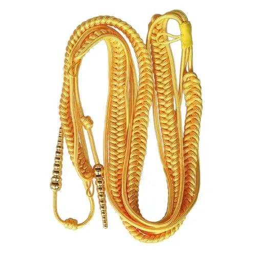 Produktbild: COSSIKA Aiguillette Schulter Aiguillette Schulterschnur Traditionelles geflochtenes Schulterabzeichen Uniform Cosplay Accessoire Kostüm DIY Kleidung