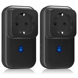 Produktbild: COTINSE 2Pack Stromausfallalarm melder mit LED Anzeige, 0-110db Gefrierschrank Stromausfallmelder Stromausfall-Alarm mit 5 einstellbaren Stufen, 7 Klingeltöne Stromausfalldetektor Stromwächter