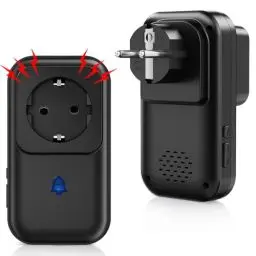 Produktbild: COTINSE Stromausfallalarm melder mit LED Anzeige, 0-110db Stromausfallmelder Stromausfall Gefrierschrank Sirenen, Haushaltsalarme 7 Klingeltöne Stromwächter warnmelder ideal für Kühlschränken