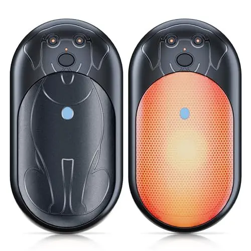 Produktbild: COTOP Handwärmer Elektrisch, 6000 mAh 2er Pack Taschenwärmer Wiederverwendbar, Akku Handwärmer USB C, 3 Stufen Heizung bis zu 56°C, Geschenk für Männer Skifahren, Wandern (Schwarz)