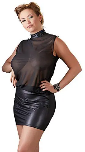 Produktbild: Cottelli Collection Damen 27159451051 Sexy Dessous Strapsgürtel, Schwarz (Nero 001), 54 (Herstellergröße: X-Large)