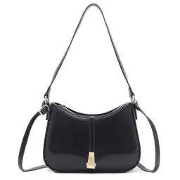 Produktbild: cotwoco Handtasche Damen Klein mit 2in1 Schultergurten | Y2K Crossbody Bag & Retro Hobo Schultertasche | PU-Leder Umhängetasche Damen Klein für Party, Dating, Shopping