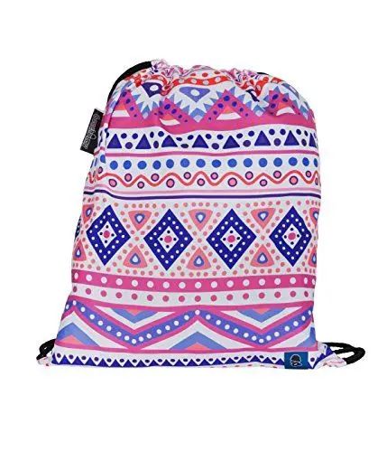 Produktbild: Coucharmy Jahn2 Pink Kal Mandala Kaleidoskop Dream Catcher Turnbeutel Rucksack Sport Beutel Gymbag Gymsack Stoffbeutel Rucksack Hipster Tasche (ca. 32 x 39 cm) (Kaleidoskope Pink)