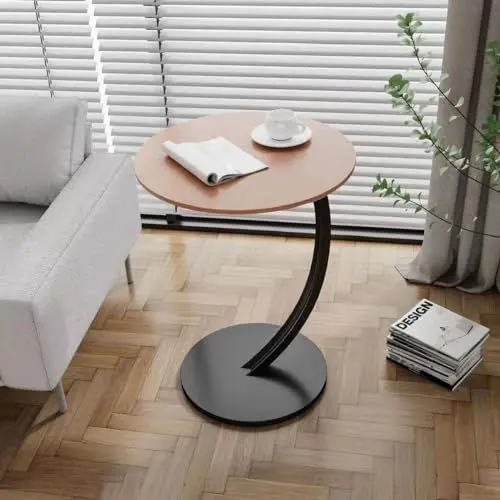Produktbild: Couchtisch, Beistelltische, Sofa-Beistelltisch, geeignet für Wohnzimmer, Schlafzimmer, Balkon (Holz, 40 x 40 x 62 cm)