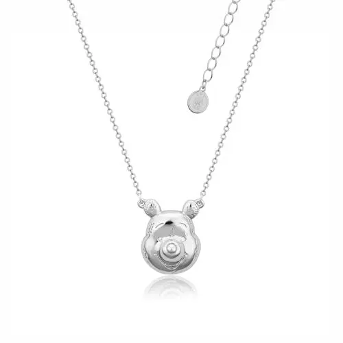 Produktbild: Couture Kingdom Disney Winnie Puuh Anhänger Weißgold/Disney Halskette - Offizielles Lizenzprodukt