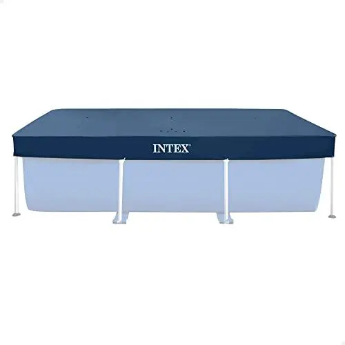 Produktbild: Intex 28038 - Poolabdeckung für Rechteckige Aufstellpools, PVC, Blau, 300x200 cm