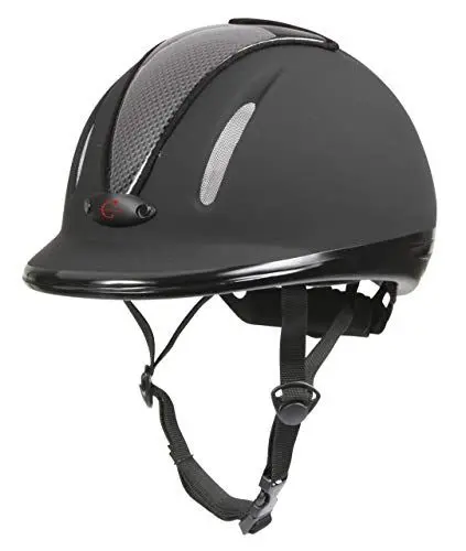 Produktbild: Covalliero Kinder Helm Reithelm Carbonic VG1 Anthrazit, 50-54 cm