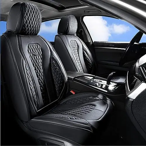 Produktbild: Coverado Autositzbezüge Sitzbezüge Vorne und Hinten 5 Stück, Premium Autositzbezüge komplettes Set,Wasserdichtes Autositzkissen,Universal Fit für die meisten Limousinen SUV Pick-up Truck B8839 Seat