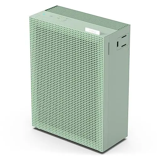 Produktbild: COWAY Luftreiniger Allergiker, Quietmark, 20dB Schlafmodus, Entfernt 99,999% der schädlichen Partikel bis zu 0,01 µm, für Allergie (ECARF Siegel) Staub Pollen - AIRMEGA 150 (Grün)