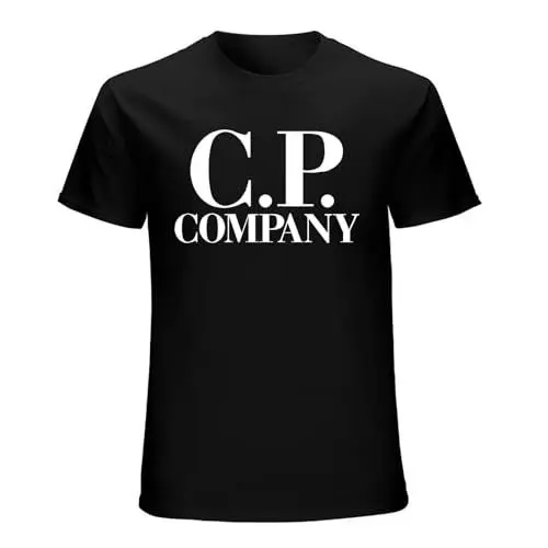 Produktbild: C.P Company Front Black Unisex T-Shirt Mens Tees L