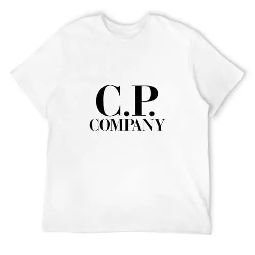 Produktbild: C.P Company Front Logo T-Shirt Casual Round Neck White L