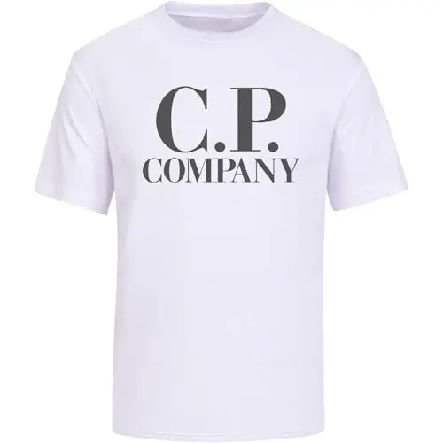 Produktbild: C.P Company Front White Unisex T-Shirt Mens Tees XXL