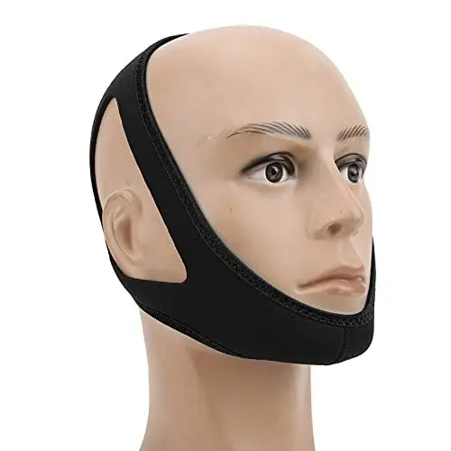 Produktbild: CPAP-Kinnriemen, Kinnriemen zum Schnarchen, Anti-Schnarch-Kinnriemen für CPAP-Benutzer, Effektive Schnarchlinderung, Einstellbares Schnarchstopper-Gerät, Schlafmittel, die das Schnarchen stoppen(1#)